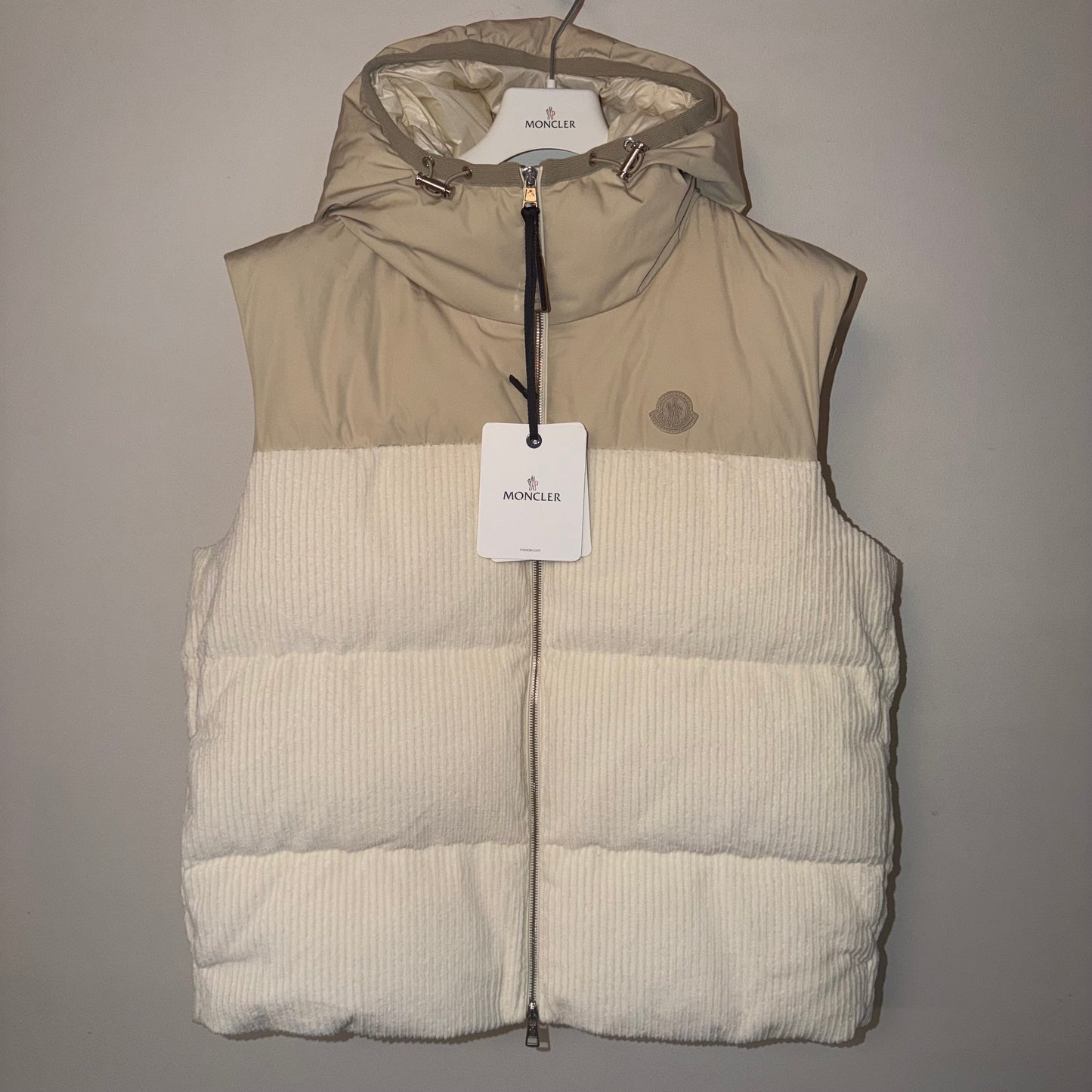 Moncler Mens Bentu Hooded Down Vest - Size 2