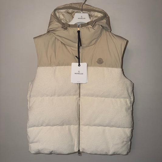 Moncler Mens Bentu Hooded Down Vest - Size 2