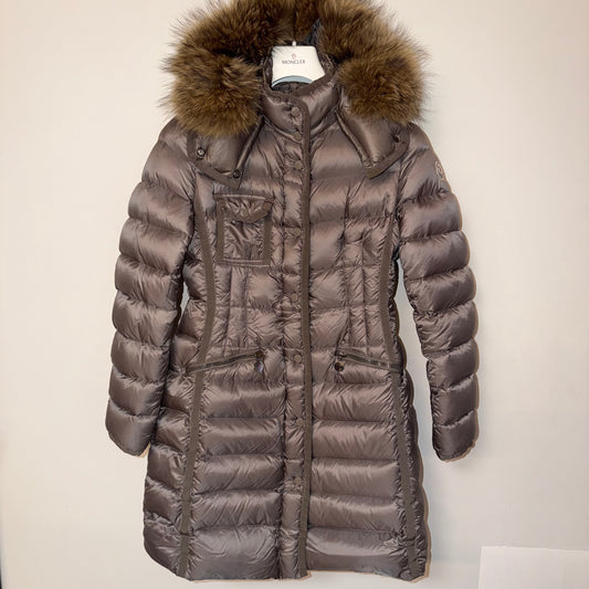 Moncler Ladies Hermifur Down Jacket - Size 1