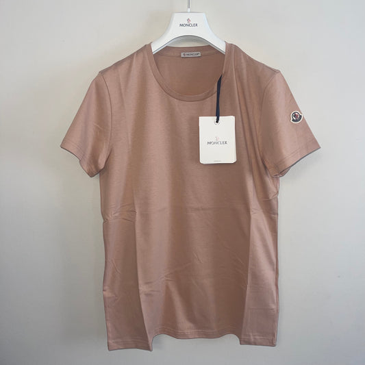 Moncler Ladies Tshirt Pink - Size S & L