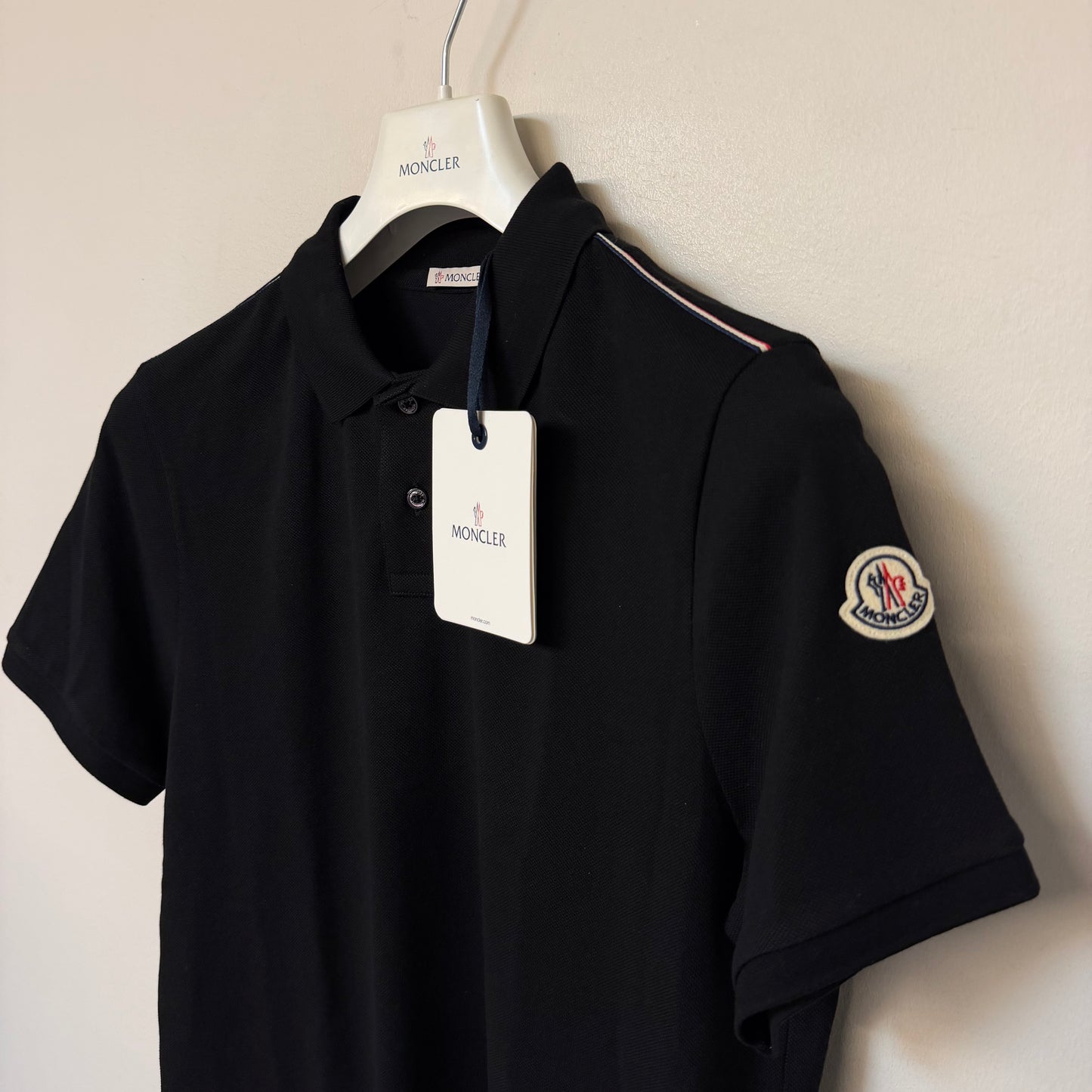 Moncler Mens Short Sleeve Polo - Size M