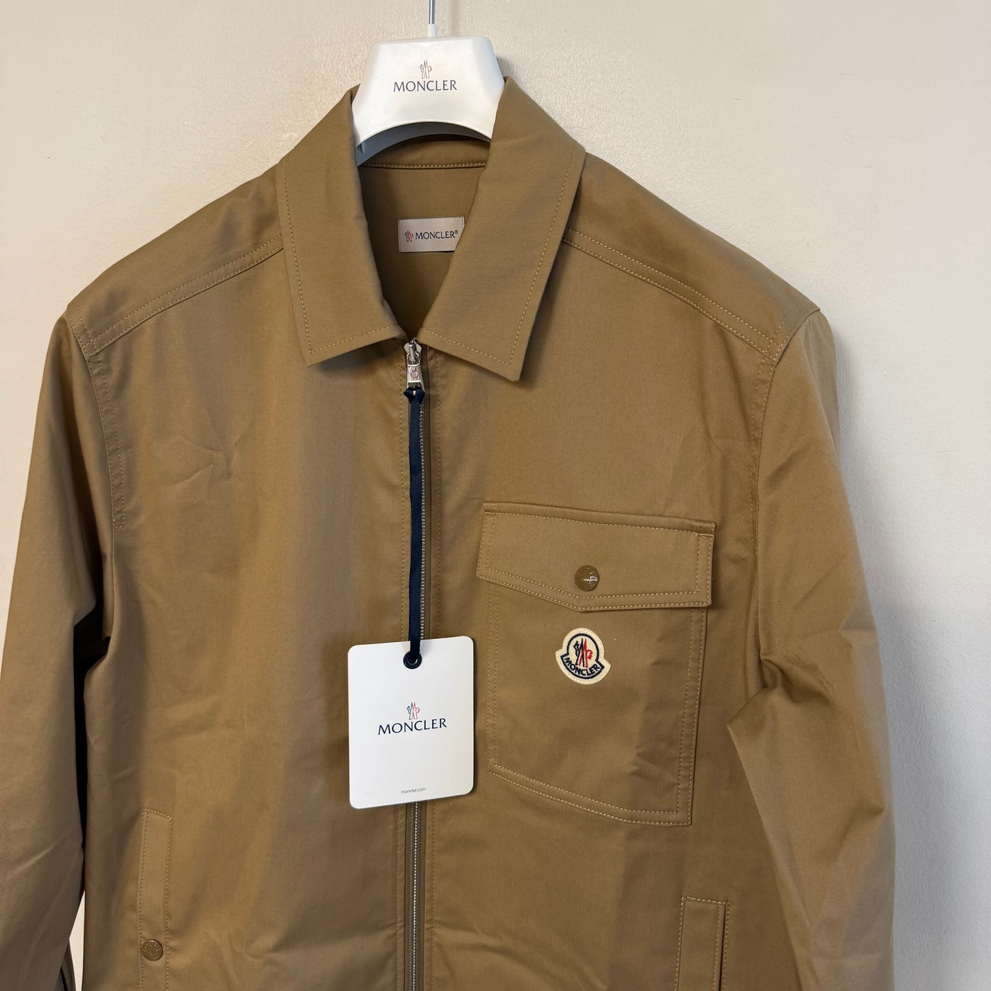 Moncler Zip Up Overshirt - Size L