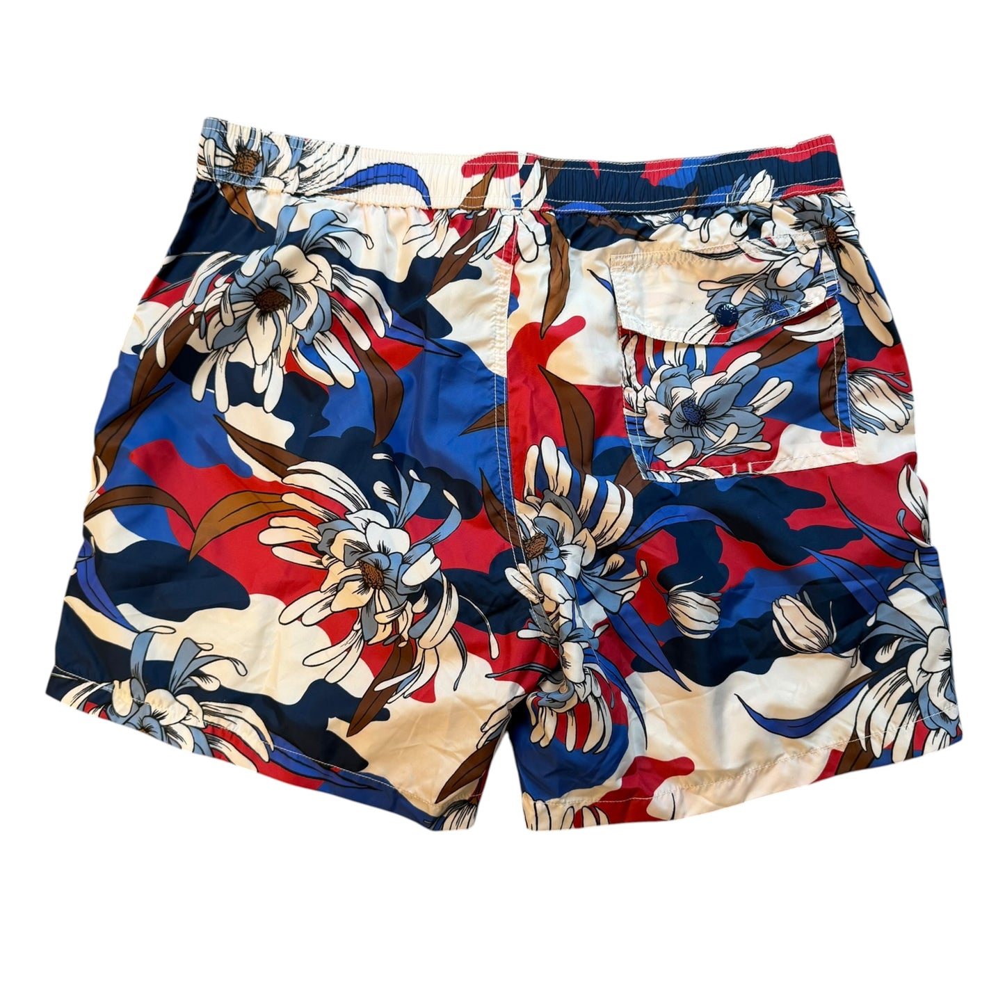 Moncler Mens Swim Shorts Floral Camo Print - Size XL