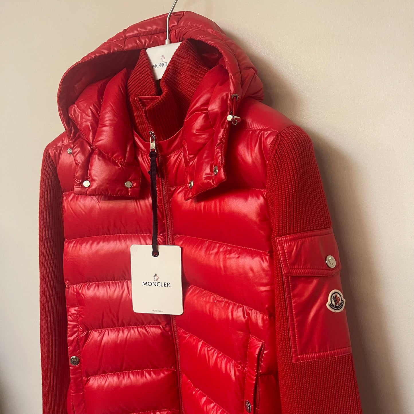 Moncler Mens Padded Cardigan - Size M