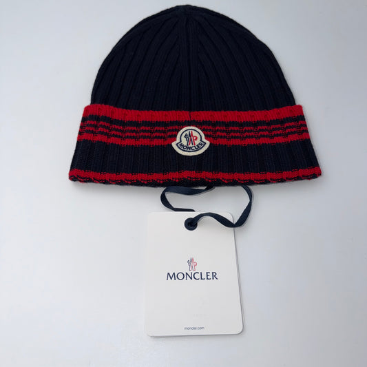 Moncler Knitted Beanie Navy