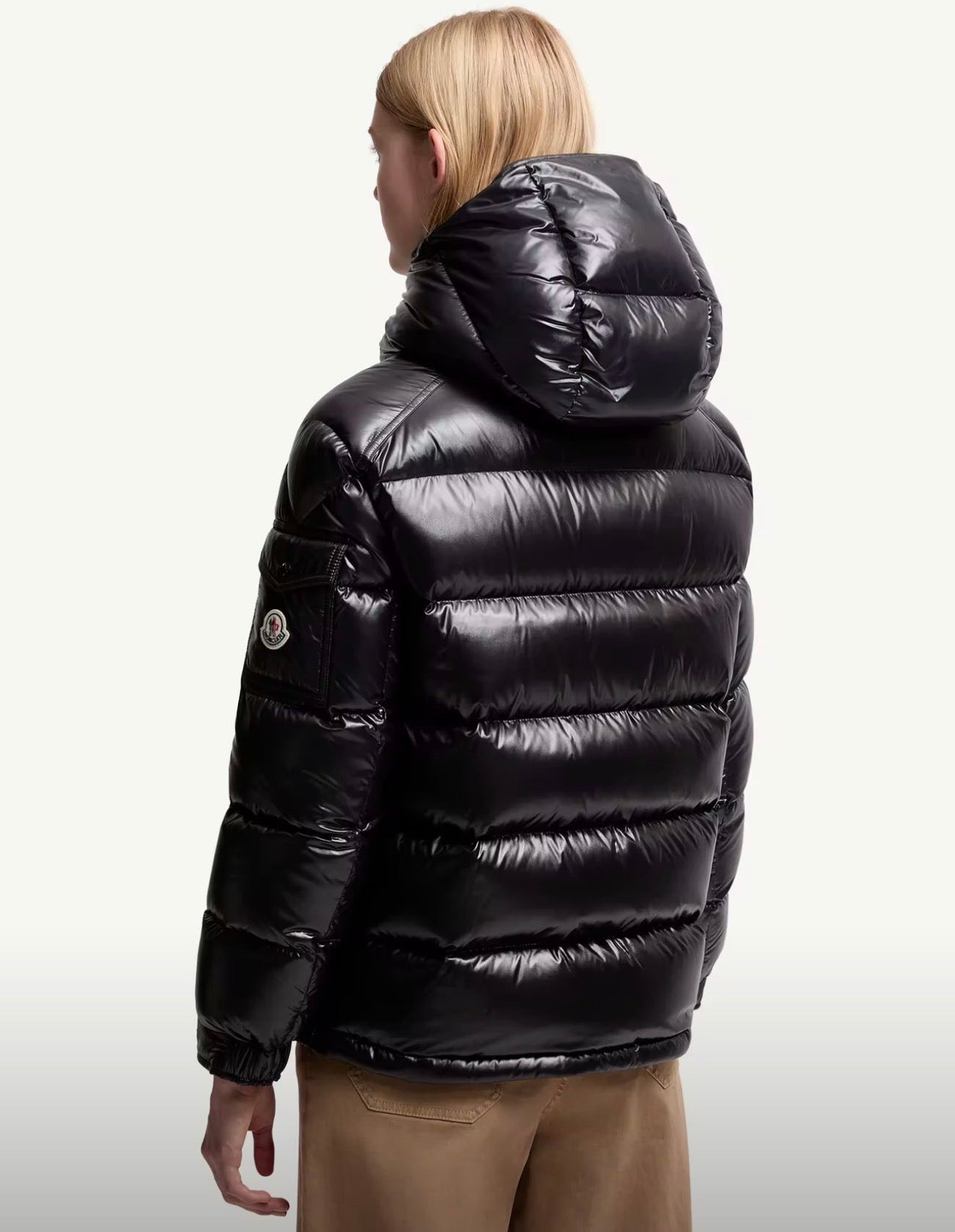 Moncler Womens Maire Hooded Short Down Jacket Black - Sizes 1,3 & 4