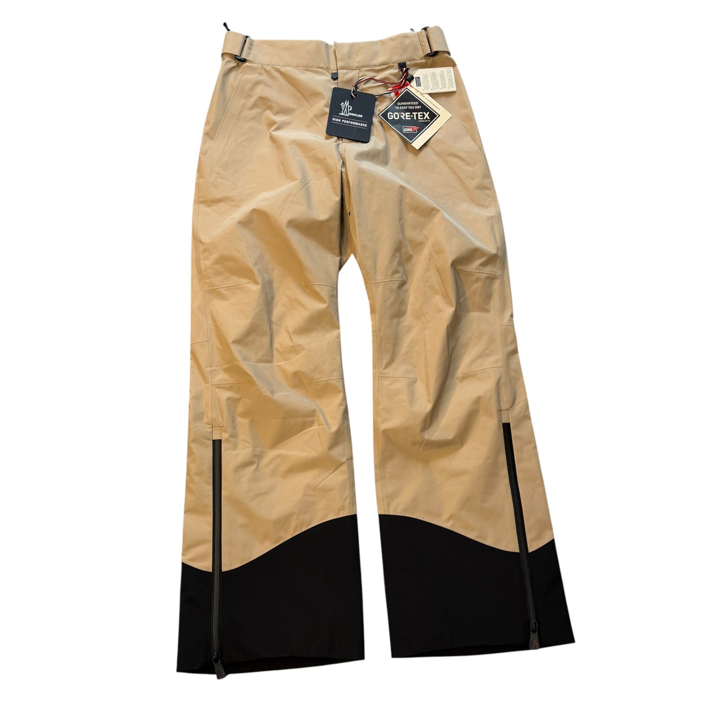 Moncler Grenoble Straight Gore-Tex Ski Pants Beige - Sizes M, L & XL