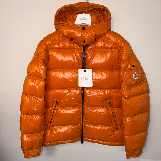 Moncler Mens Leanm Down Jacket Orange