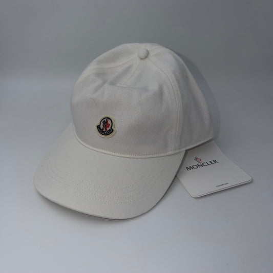 Moncler Logo Baseball Cap Off White