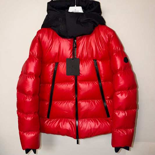 Moncler Zubair Down Jacket Red - Size 5