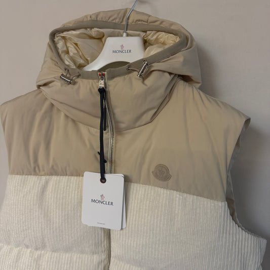 Moncler Mens Bentu Hooded Down Vest - Size 2