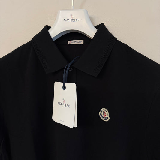 Moncler Mens Polo Shirt Black