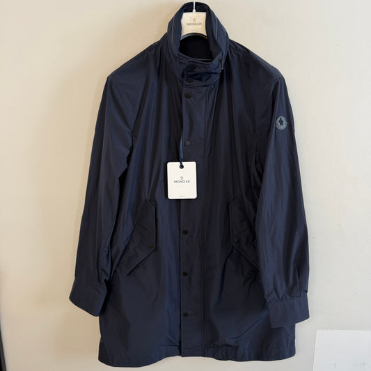 Moncler Bleone Parka Jacket Navy - Size 3