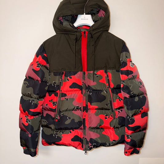 Moncler Eymeric Camo Down Jacket - Size 4