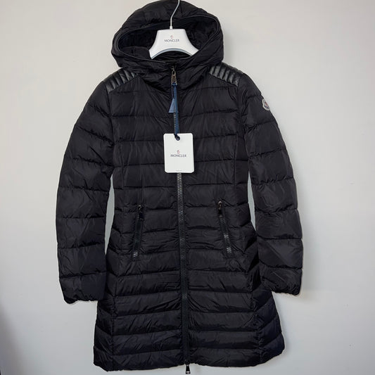 Moncler Ladies Talev Long Down Jacket - Size 0