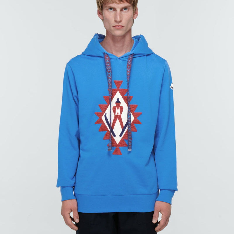 Moncler Ski Motif Hoodie - Sizes L, XL & XXL