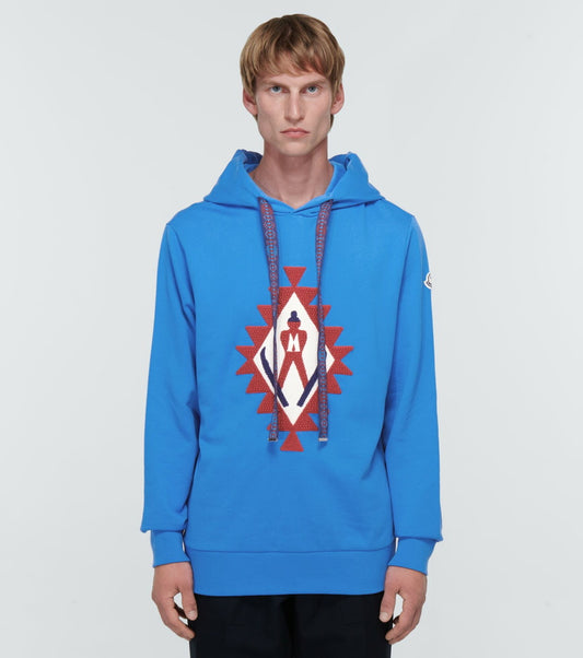 Moncler Ski Motif Hoodie - Sizes L, XL & XXL