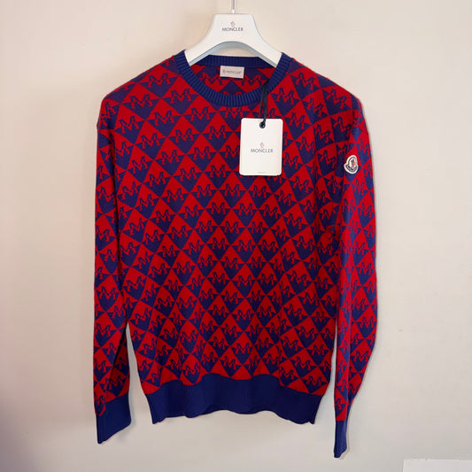 Moncler Woolen Monogram Jumper - Size XL