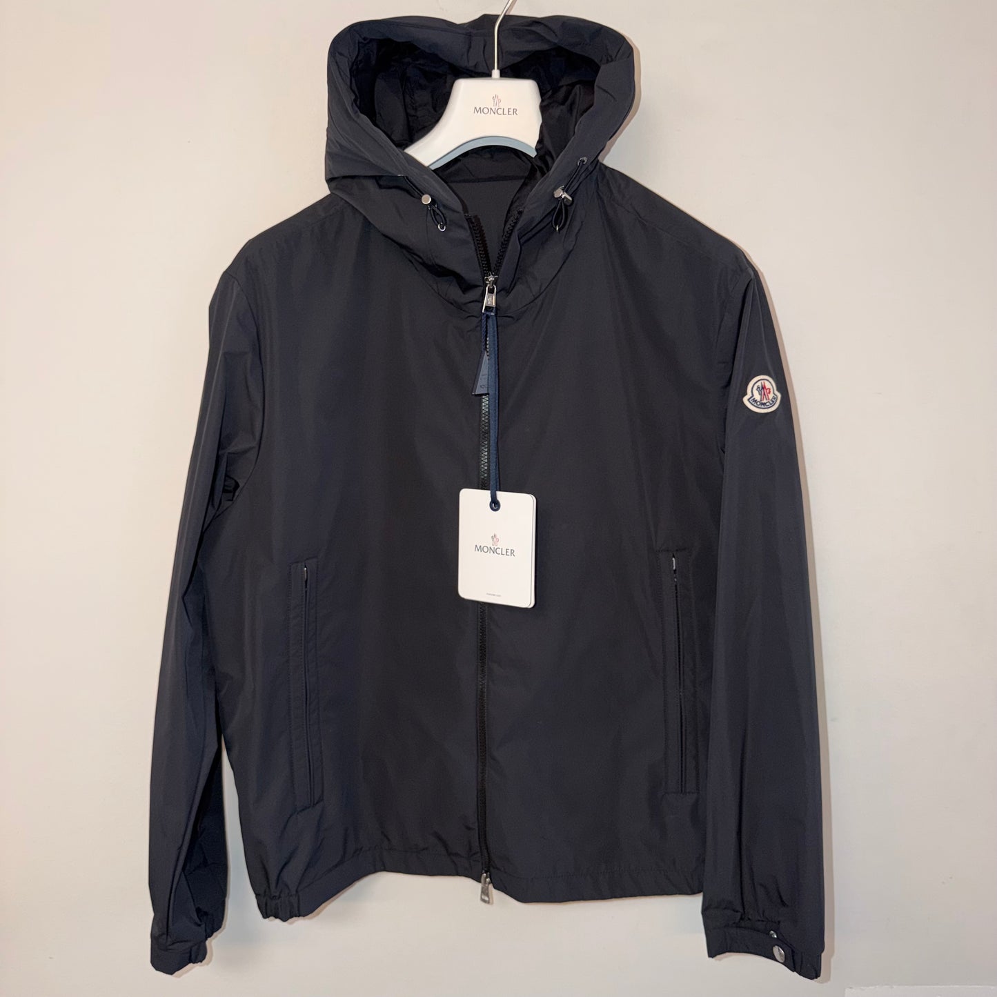 Moncler Traversier Hooded Windbreaker Jacket - Size 3