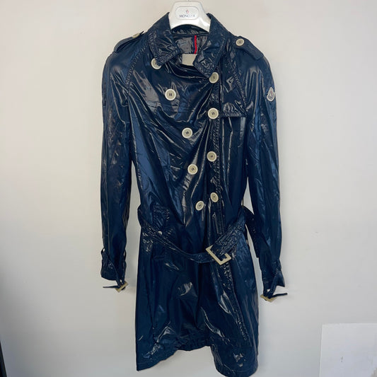 Moncler Ladies Long Trench Coat - Size 2