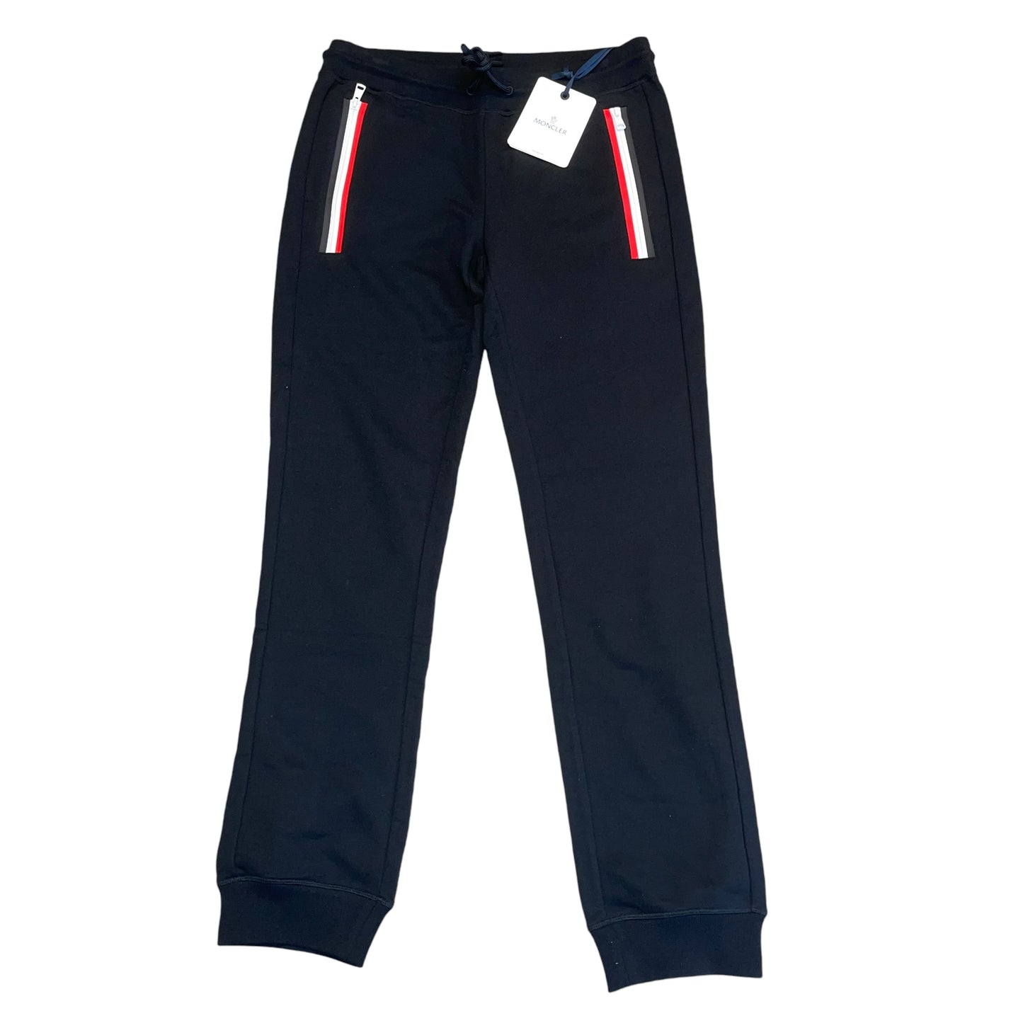 Moncler Mens Matte Black Jogging Pants - Size L