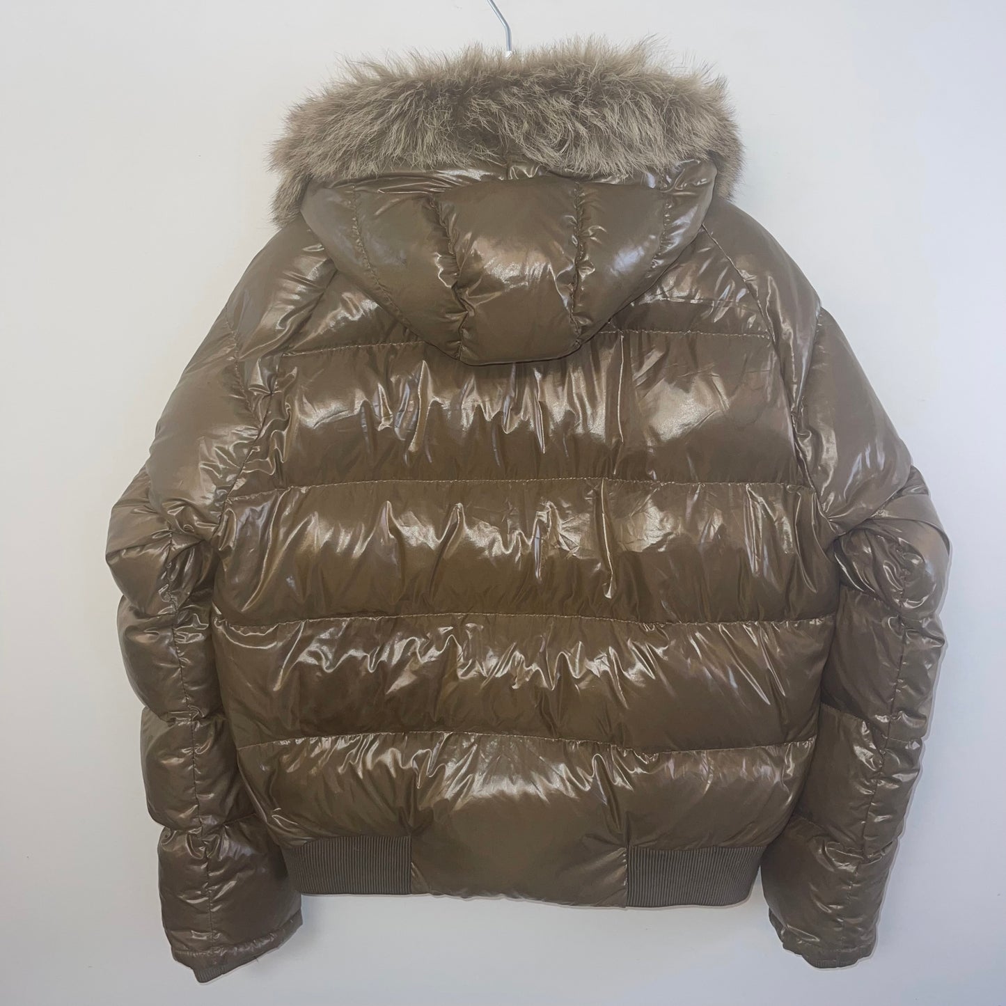 Moncler Mens Bulgare Fur Down Jacket - Size 4