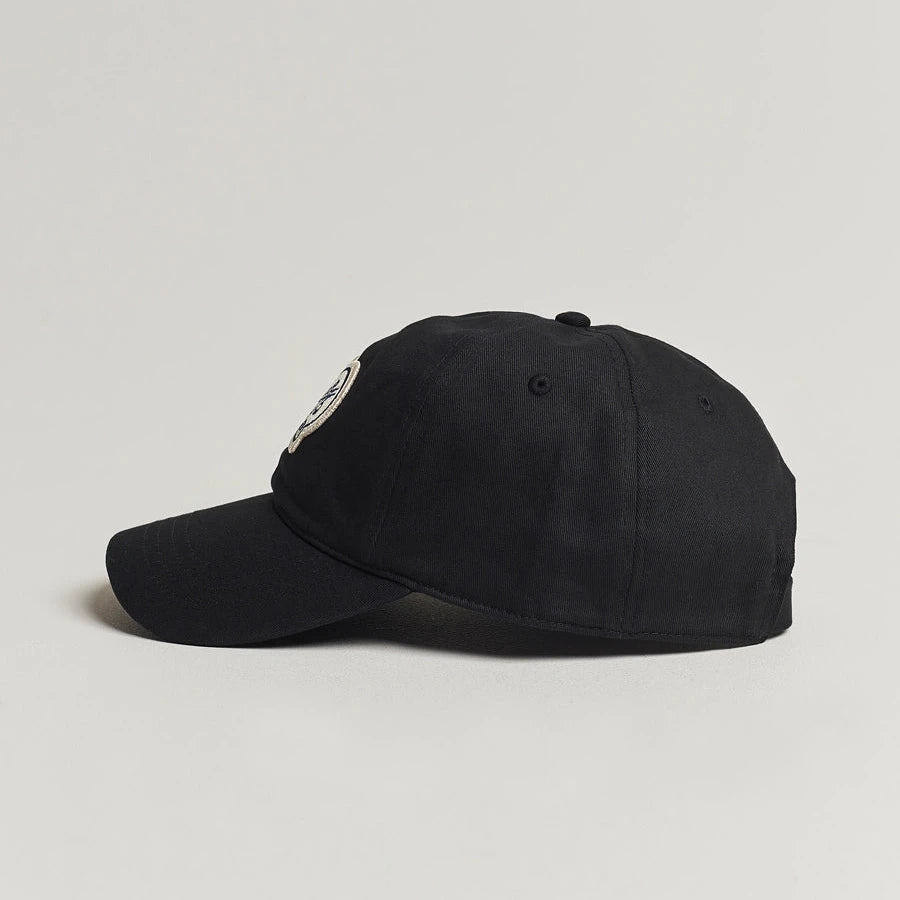 Moncler Double Logo Baseball Cap Black