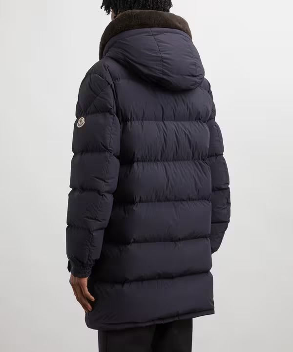 Moncler Mens Rowan Long Down Jacket - Size 1