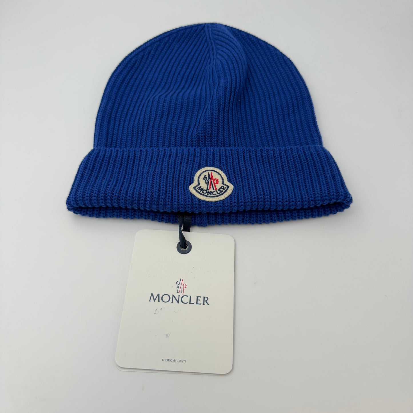 Moncler Cotton Beanie Blue