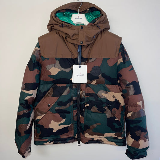 Moncler Cavet Down Jacket Camo