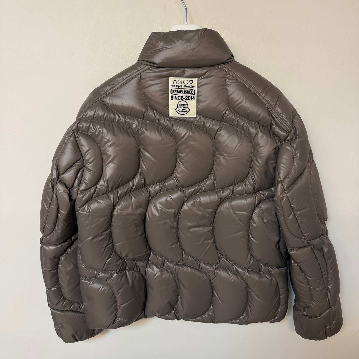 Moncler x Palm Angels Haunani Down Jacket Grey - Size 1