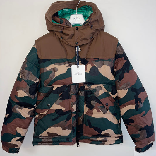 Moncler Cavet Down Jacket Camo