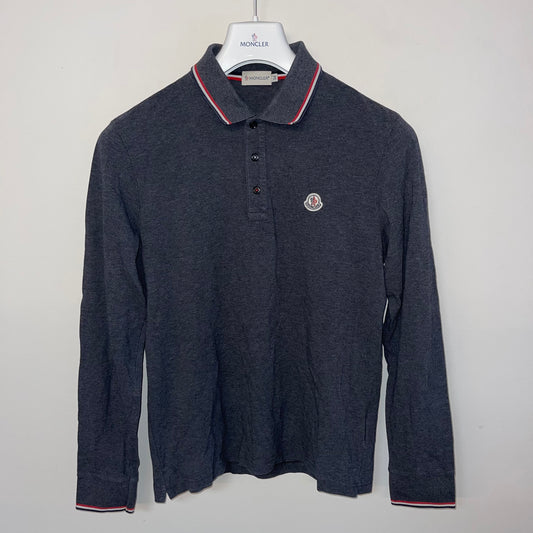 Moncler Long Sleeve Polo - Size M