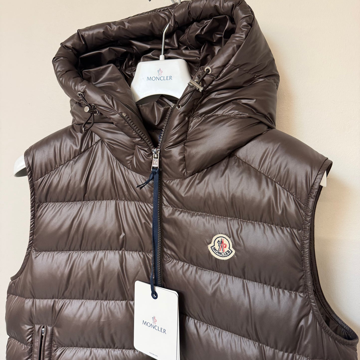 Moncler Barant Hooded Down Gilet - Size 3