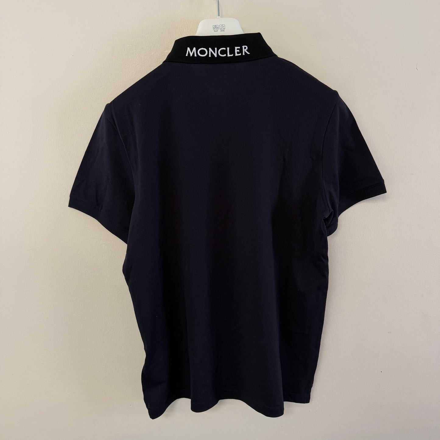 Moncler Mens Polo Shirt Navy - Size L