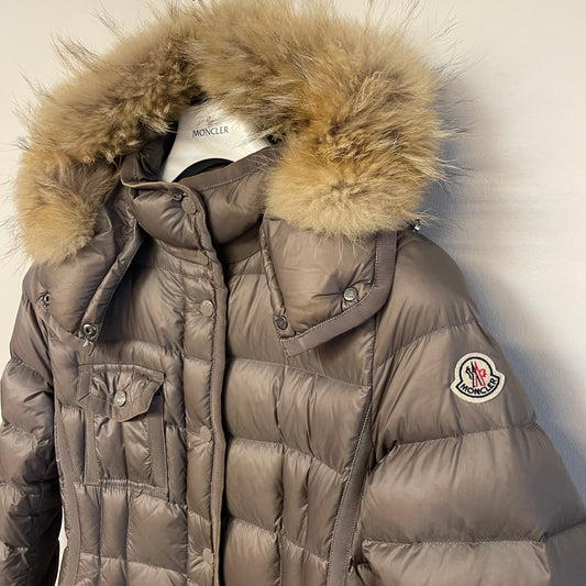 Moncler Ladies Hermifur Down Jacket - Size 1