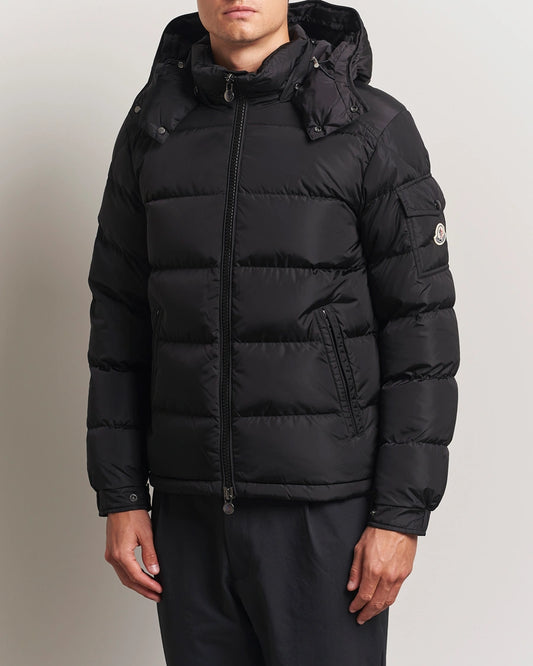Moncler Matte Maya Down Jacket Black