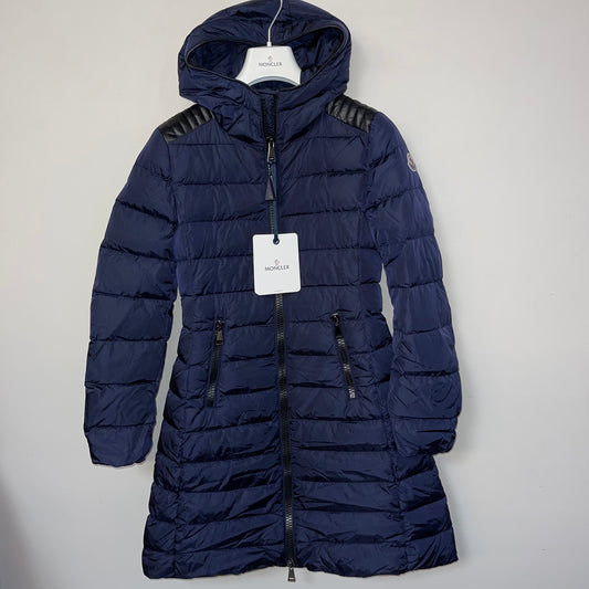 Moncler Ladies Talev Long Down Jacket - Size 0