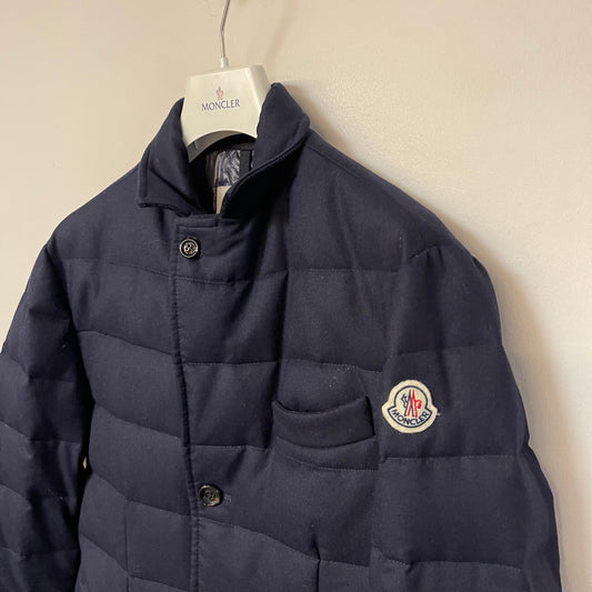 Moncler Rodin Woolen Down Jacket - Size 0