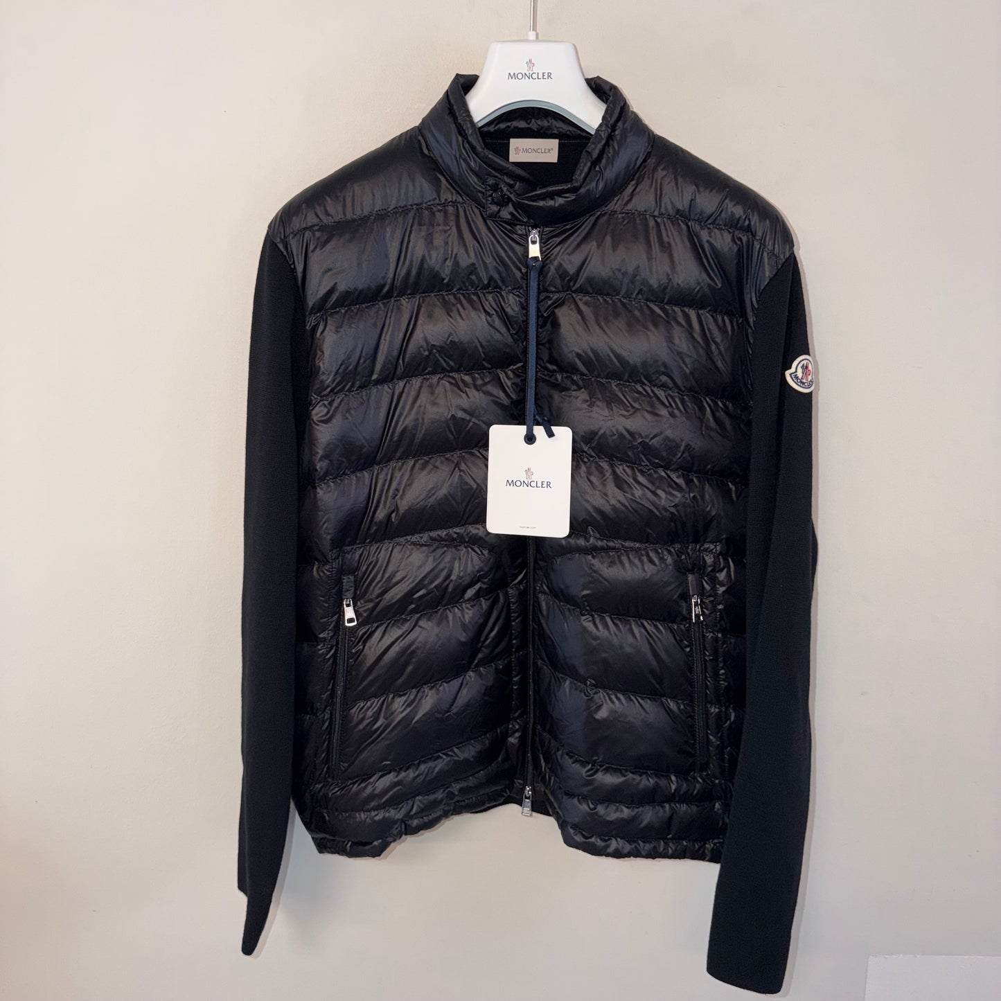 Moncler Mens Padded Cardigan - Size XXL