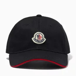 Moncler Logo Baseball Cap Black