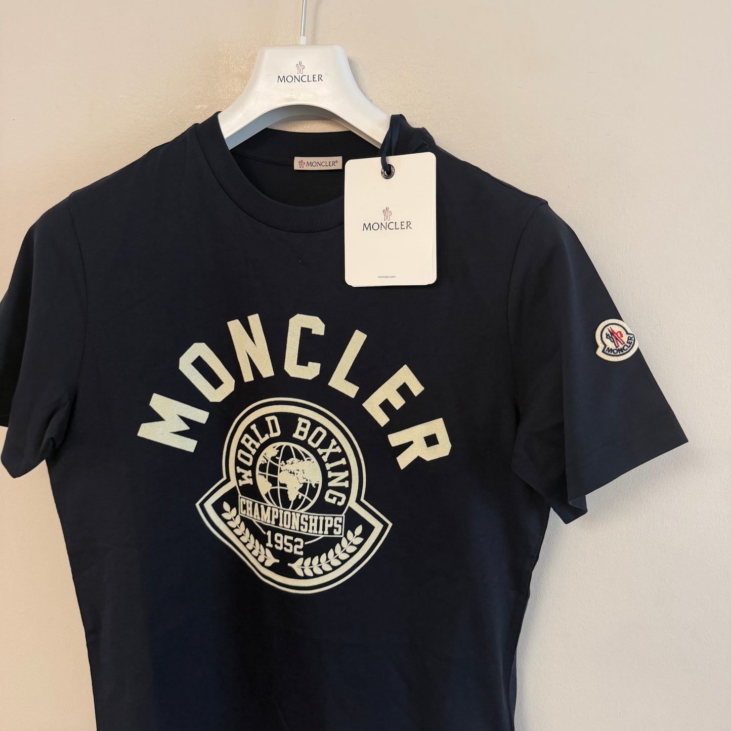 Moncler Mens Logo Tshirt - Size S