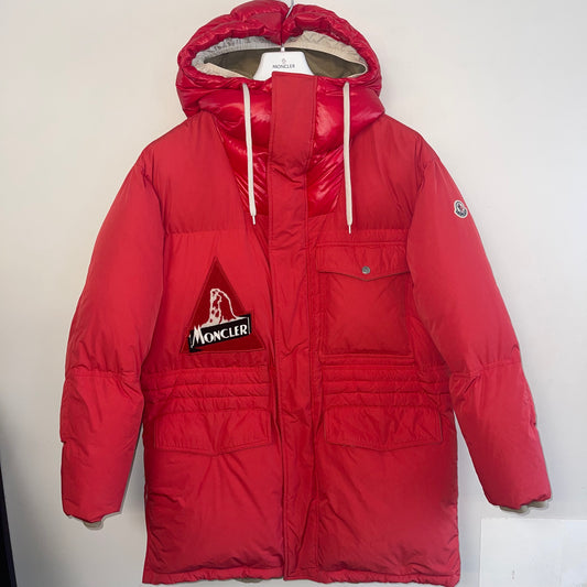 Moncler Dedion Long Down Jacket - Size 4