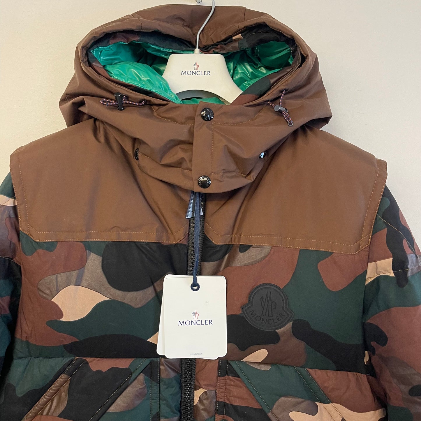 Moncler Cavet Down Jacket Camo