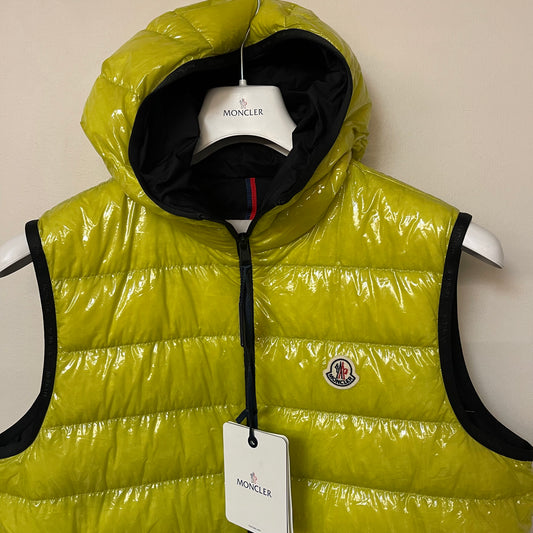 Moncler Mens Lappe Hooded Gilet - Size 4