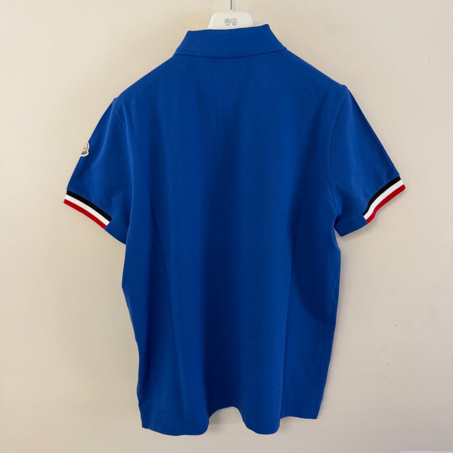 Moncler Mens Polo Shirt Blue - Size XXL