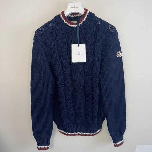 Moncler Tricolour Wool Jumper - Size XXL