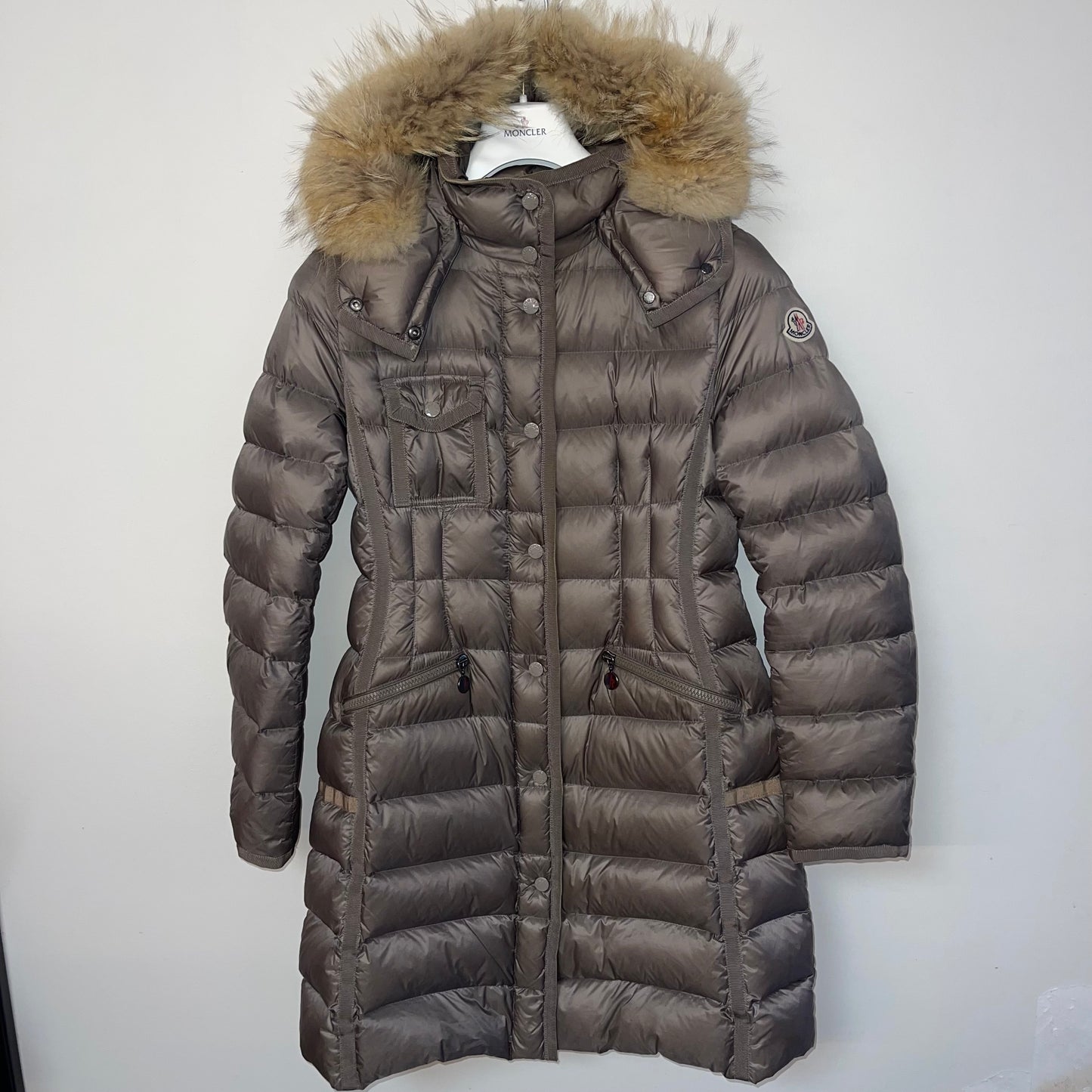 Moncler Ladies Hermifur Down Jacket - Size 1